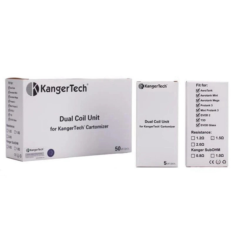 Kanger Новый Двойной Катушкой Голову обновлен двойной катушки для kangertech аэротенк
