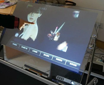 

DefiLabs XTA Series 4k type 50 inch 20 points interactive touch foil Film through glass window shop for touch kiosk, table etc