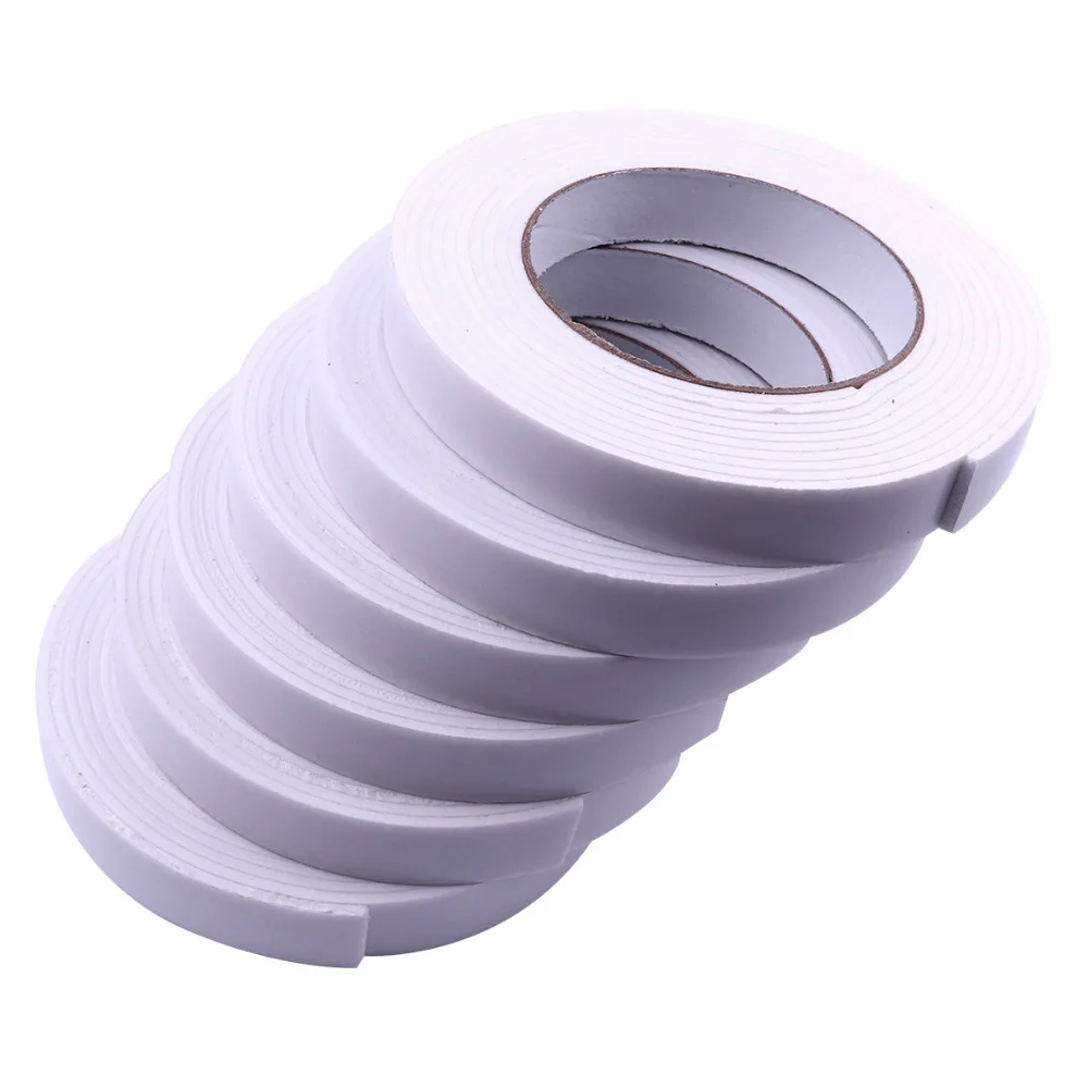 White Super Strong Double Faced Adhesive Tape Foam Tape Double Sided