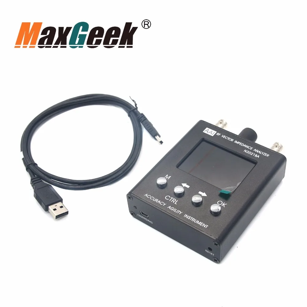 

RF Vector Impedance Antenna Analyzer ANT SWR Meter Tester Frequency Sweep 1M-200MHz N2021BA