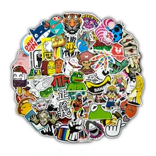 Стильные стикеры разных цветов для ноутбука, чемодана, телефона, автомобиля, велосипеда, мотоцикла, крутые наклейки JDM Kids Graffiti, наклейки Bomb(50 шт