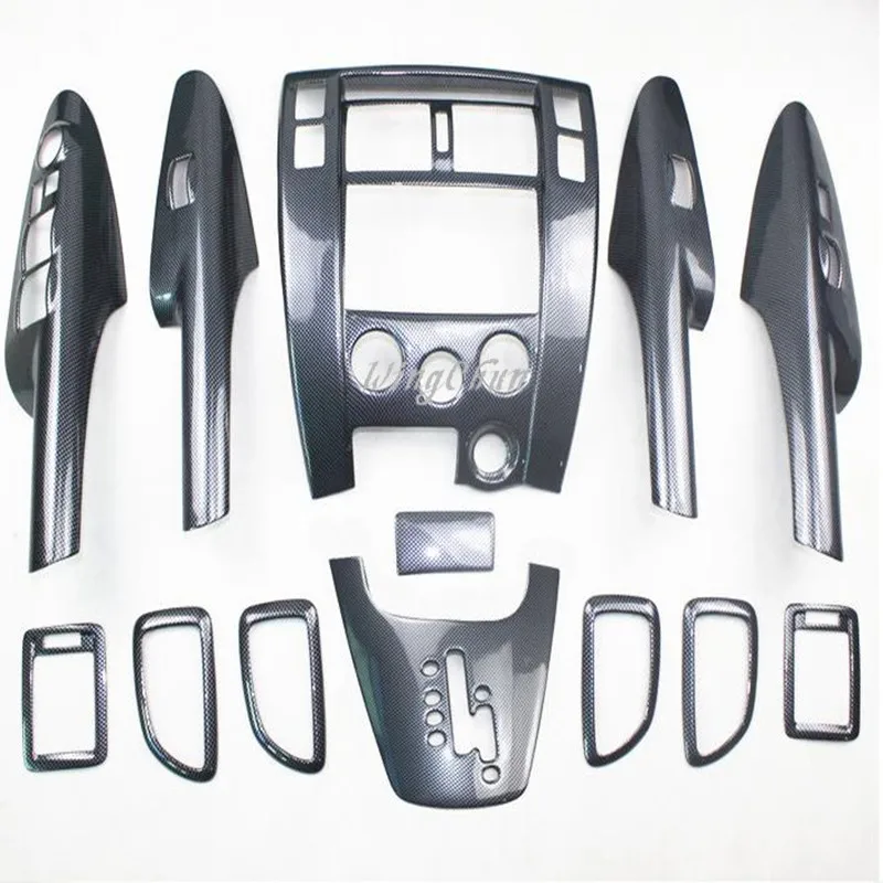 

Automotive interior decorative modified carbon fiber patch Fit For Hyundai Tucson 13pcs/lot
