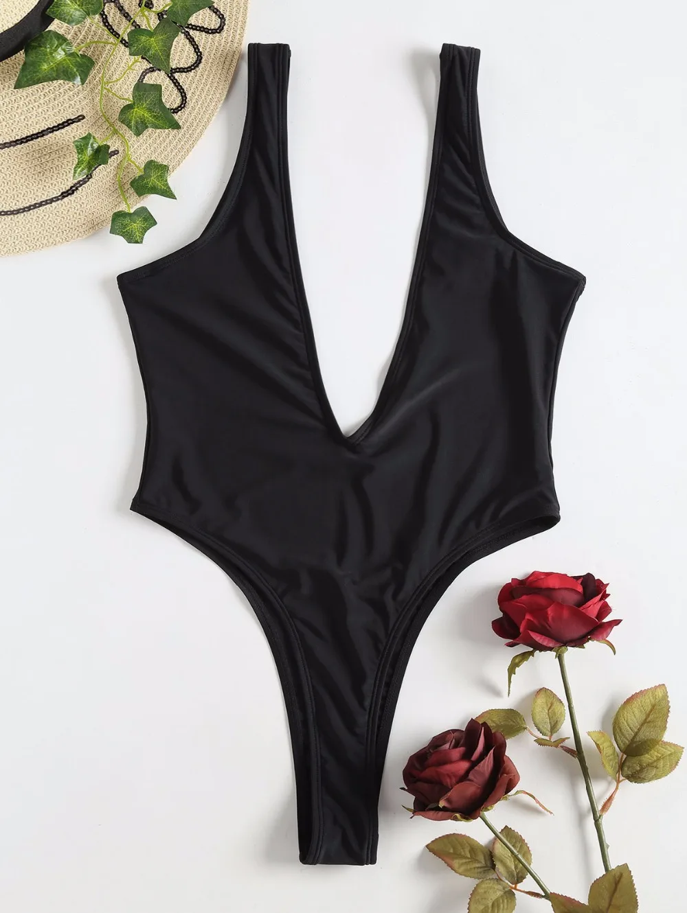 feibushi-2018-high-cut-one-piece-swimsuit-strapless-bathing-suit