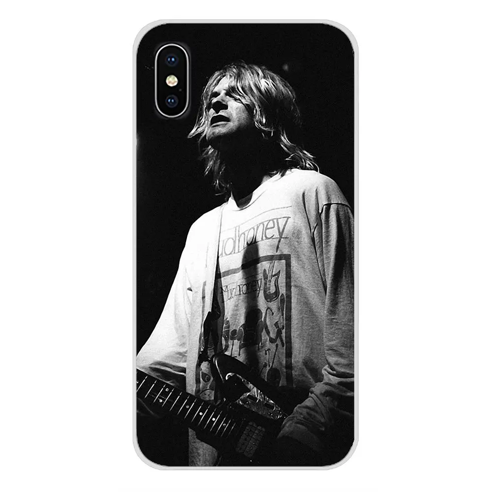 Для Xiaomi Redmi 4A S2 Note 3 3S 4 4X 5 Plus 6 7 6A Pro Pocophone F1 аксессуары чехол Nirvana Kurt Cobain Grunge Rock