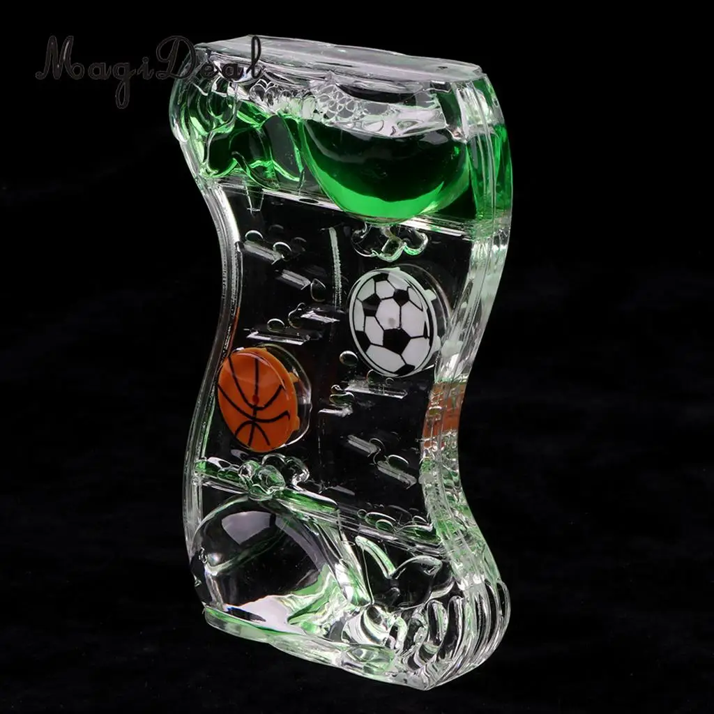 Floating Color Mix Illusion Whale Ball Floating Oil Hourglass Liquid Motion Toy Bubble Timer Desk Gadget