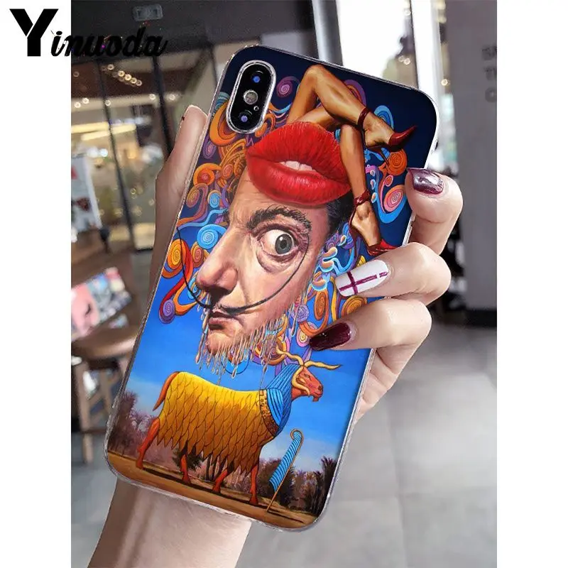 Yinuoda Salvador Dali художественная живопись Новинка чехол для телефона Fundas чехол для iPhone 8 7 6 6S Plus 5 5S SE XR X XS MAX Coque Shell