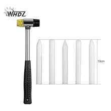 WHDZ автоматический ремонт удаление вмятин PDR инструменты двусторонний резиновый молоток бытовые ручные инструменты с 5 шт. POM Delrin сбивание вниз