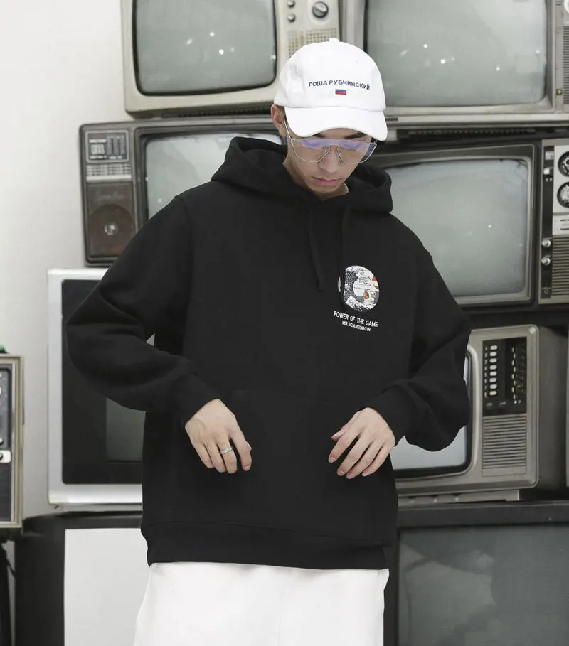 Japanese Style Cat Waves Hoodies 3