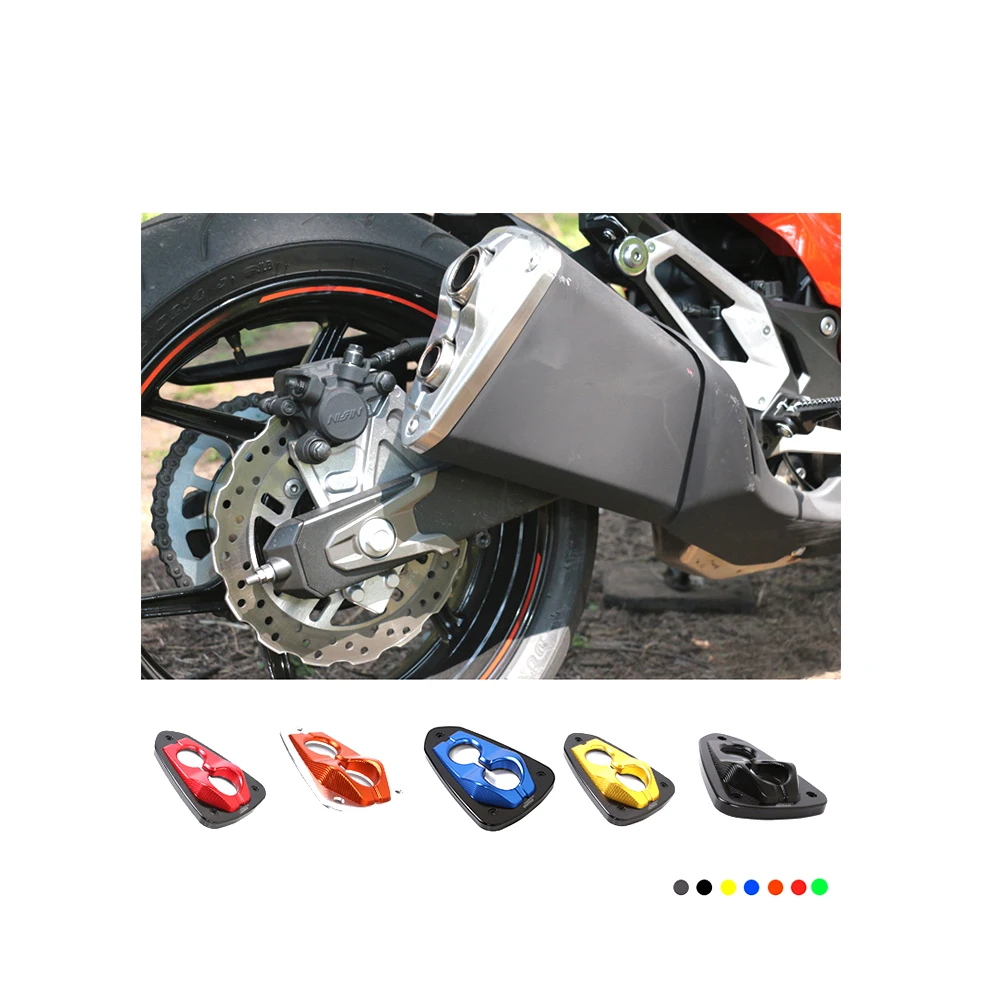 font b Motorcycle b font CNC Aluminum Decorative Cover font b Exhaust b font Muffler