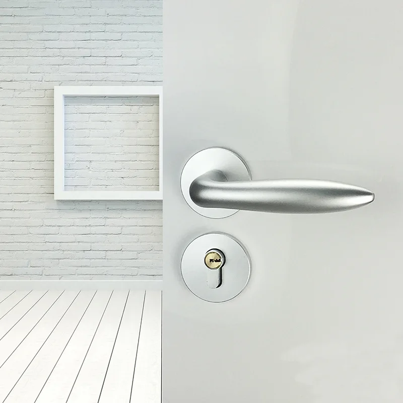 

2018 Sale Fechadura Digital Padlock Aluminum Door Lock Manufacturer Wholesale Sand White Solid Space Indoor Wood Room Bathroom