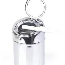 Автомобильный держатель чашки портативная пепельница для сигарет и сигар грузовик из нержавеющей стали пепельница для сигарет 30 шт./партия