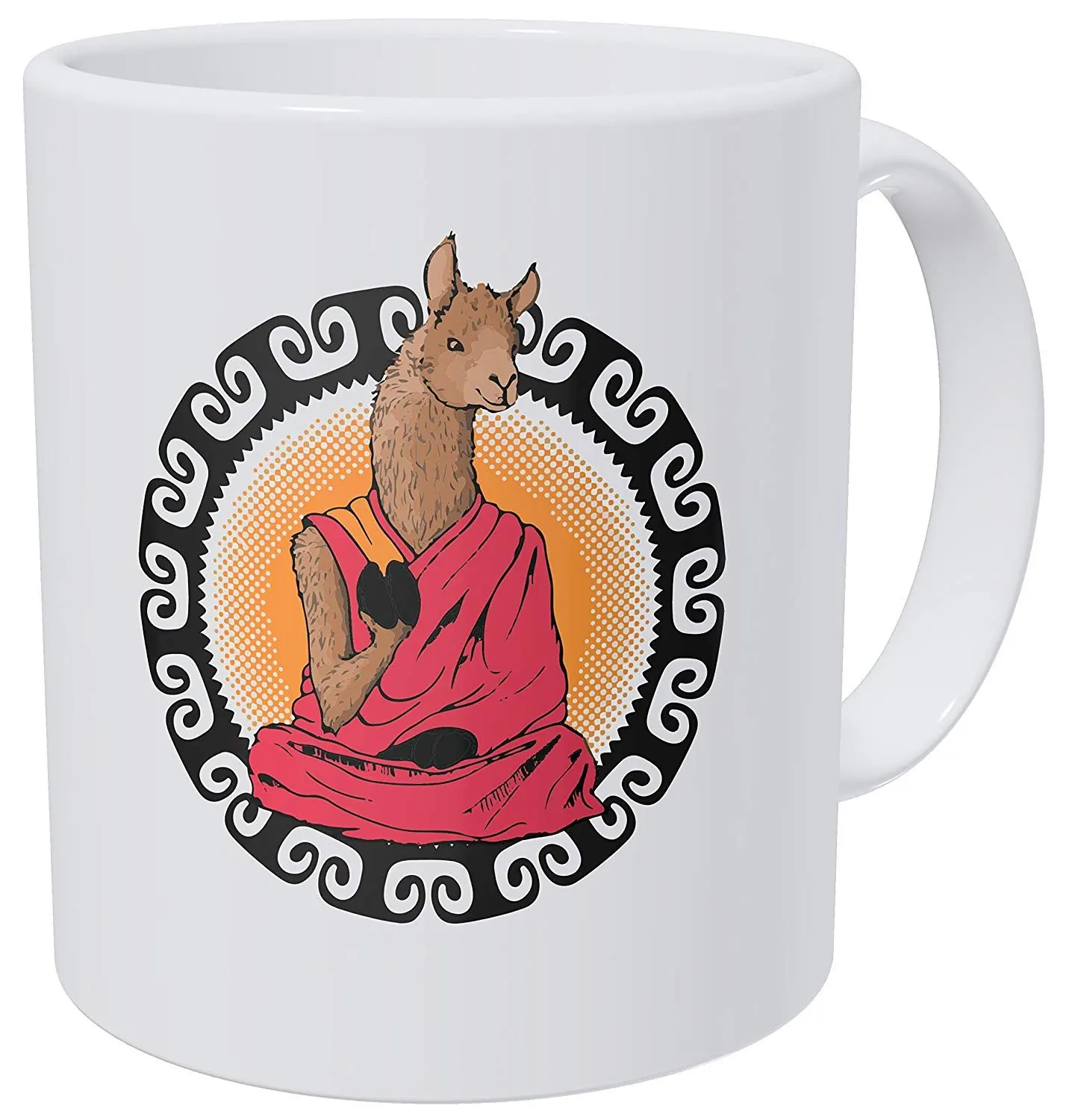

Dalai Llama Lama Buddhism Monk 11 Ounces Funny Coffee Mug