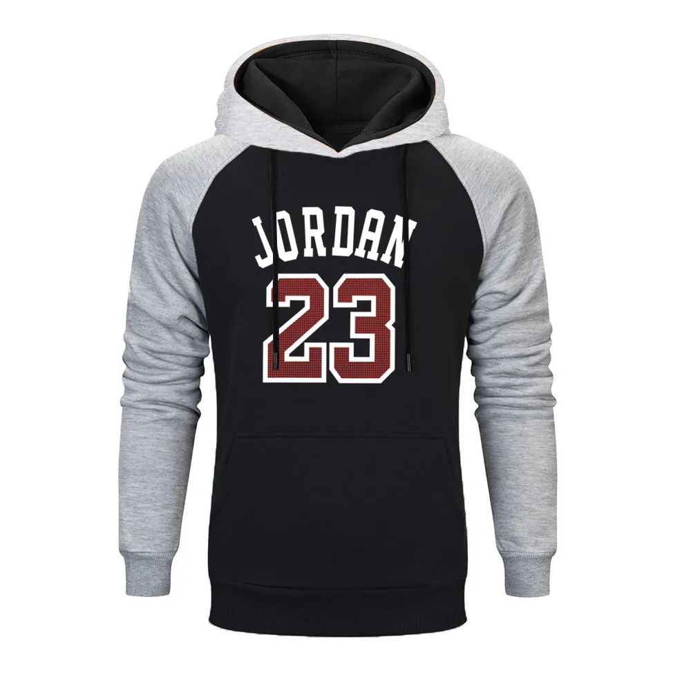 2019 Fashion Raglan Hoodies JORDAN 23 Letter Print Sweatshirt Hip Hop Men Sportswear Pullover Mens Tracksuit Sweatshirts Clothes