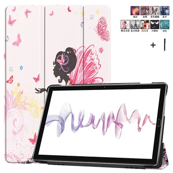 

For Huawei MediaPad M6 Pro 10.8 VRD-AL09 Flip Stand Leather Case Wake Up Sleep Capa Fundas For Huawei M6 10.8 Coque+Stylus