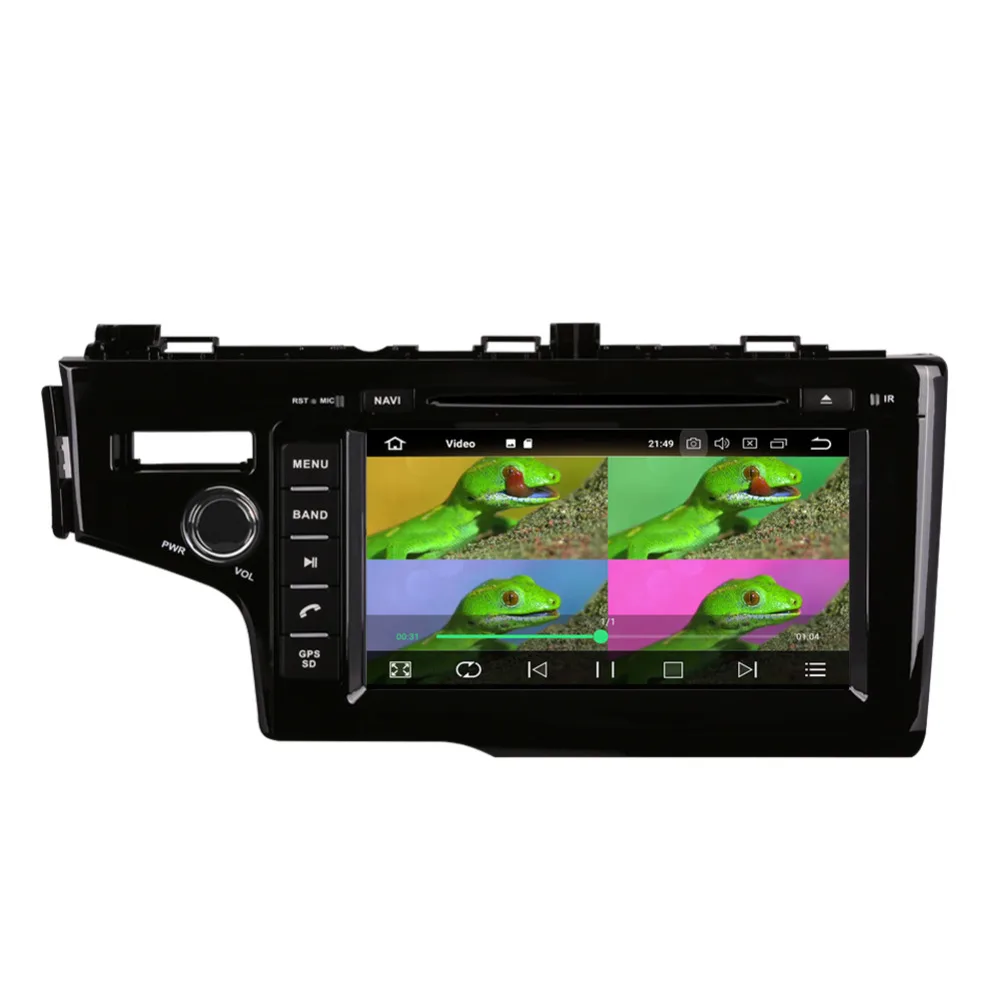 Perfect Android 8.0 Octa Core 4GB+32GB Car PC GPS Head Unit For Honda Fit/Jazz Left Hand Driving 2014- Radio Stereo Bluetooth Video Wifi 4