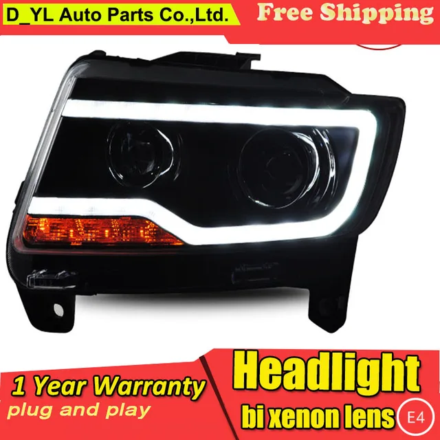 D_YL Car Styling for Jeep Compass Headlights 2011 2015 Compass LED
