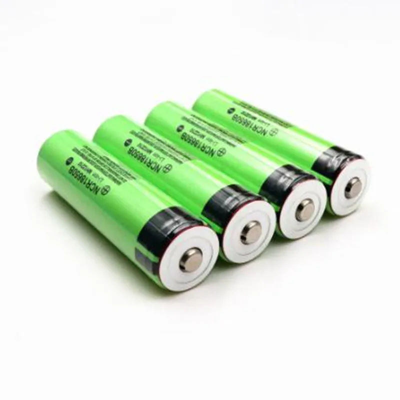 

5pcs 2019 New Original 18650 3.7 V 3400 MAH Rechargeable Lithium Battery NCR18650B with Points (No PCB) for flashlight batteries