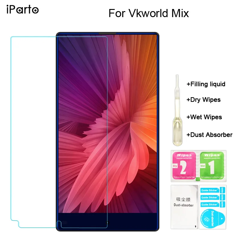 Закаленное стекло Vkworld Mix 5 дюймовый экран 9H 2.5D 100% оригинал защитная пленка для Phone