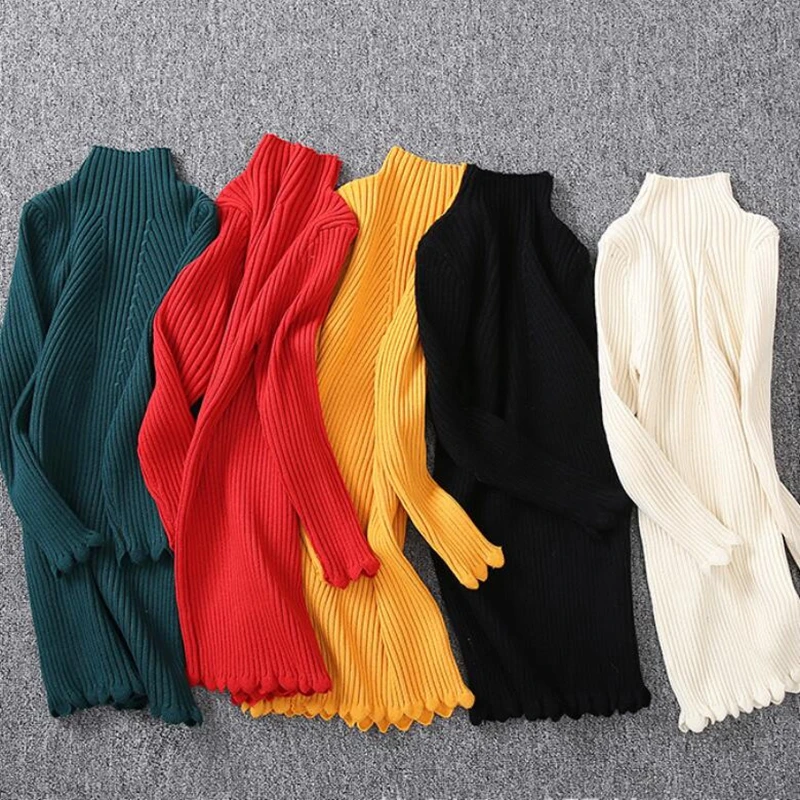 Girls Knitted Sweater Dress 3