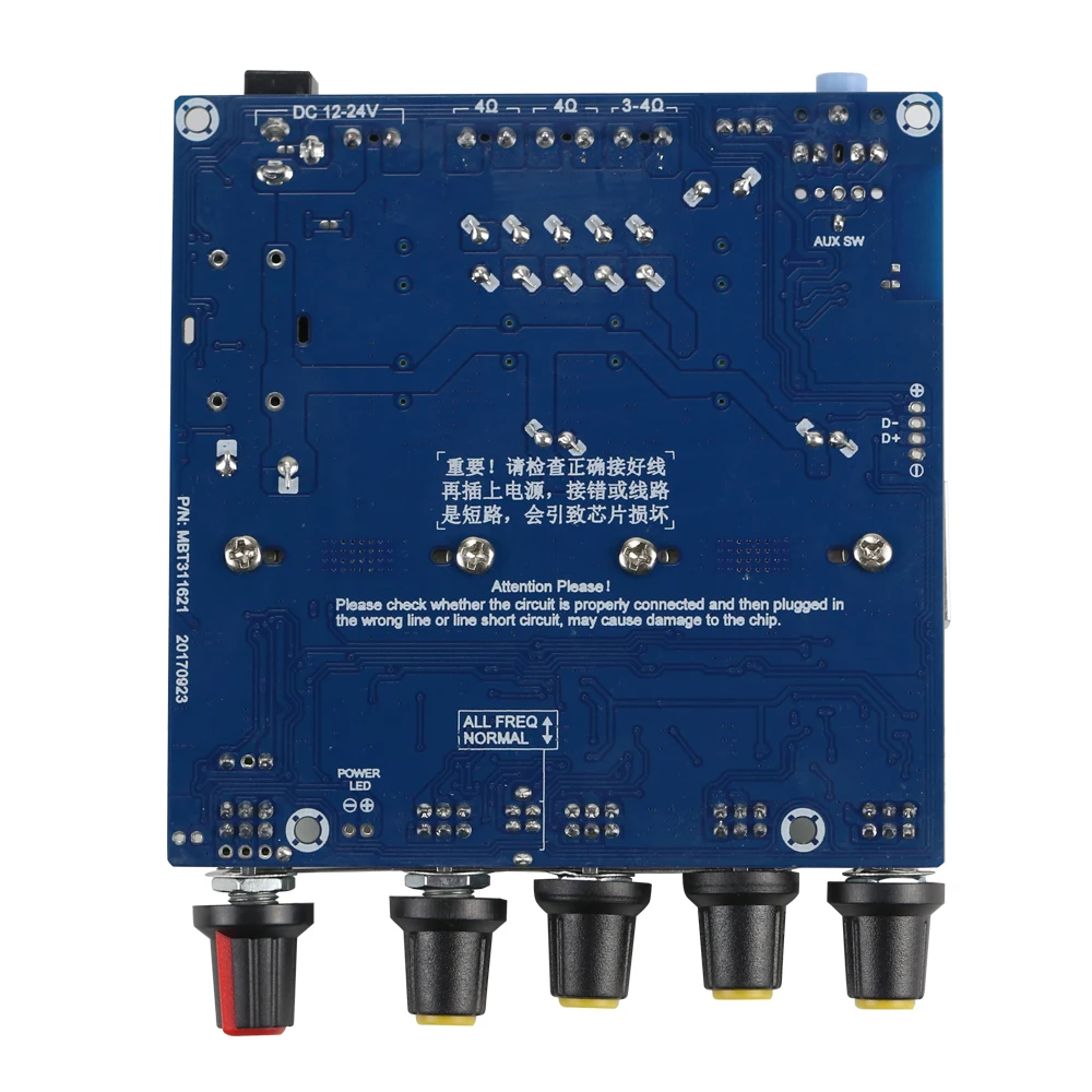 Усилитель Bluetooth GHXAMP TPA3116 2 1 сабвуфер цифровая аудиоплата 50 Вт * + 100 бас AUX для bluetooth