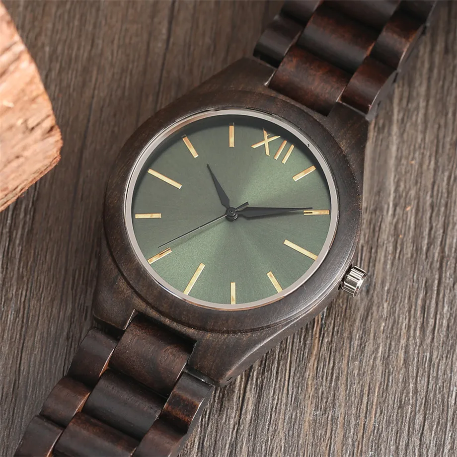 fashion wooden watch male_