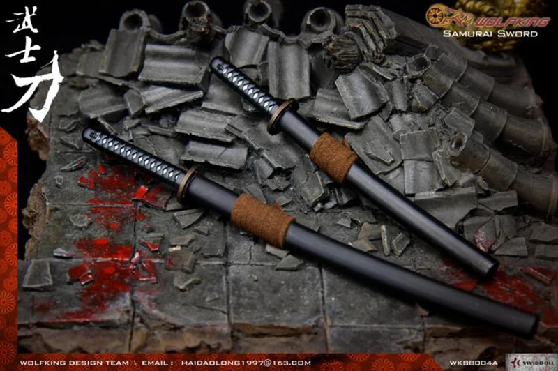 Коллекция игрушек WOLFKINGWK 88004 1/6 весы древний оружие пластичный монтаж меч самурая