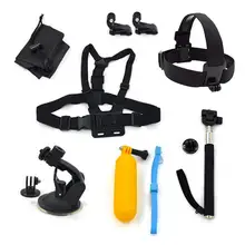 Sheingka For Gopro accessories set mount tripod for go pro hero 5 4 3 sjcam sj4000 for Go pro 5 kit xiaomi yi 4K camera