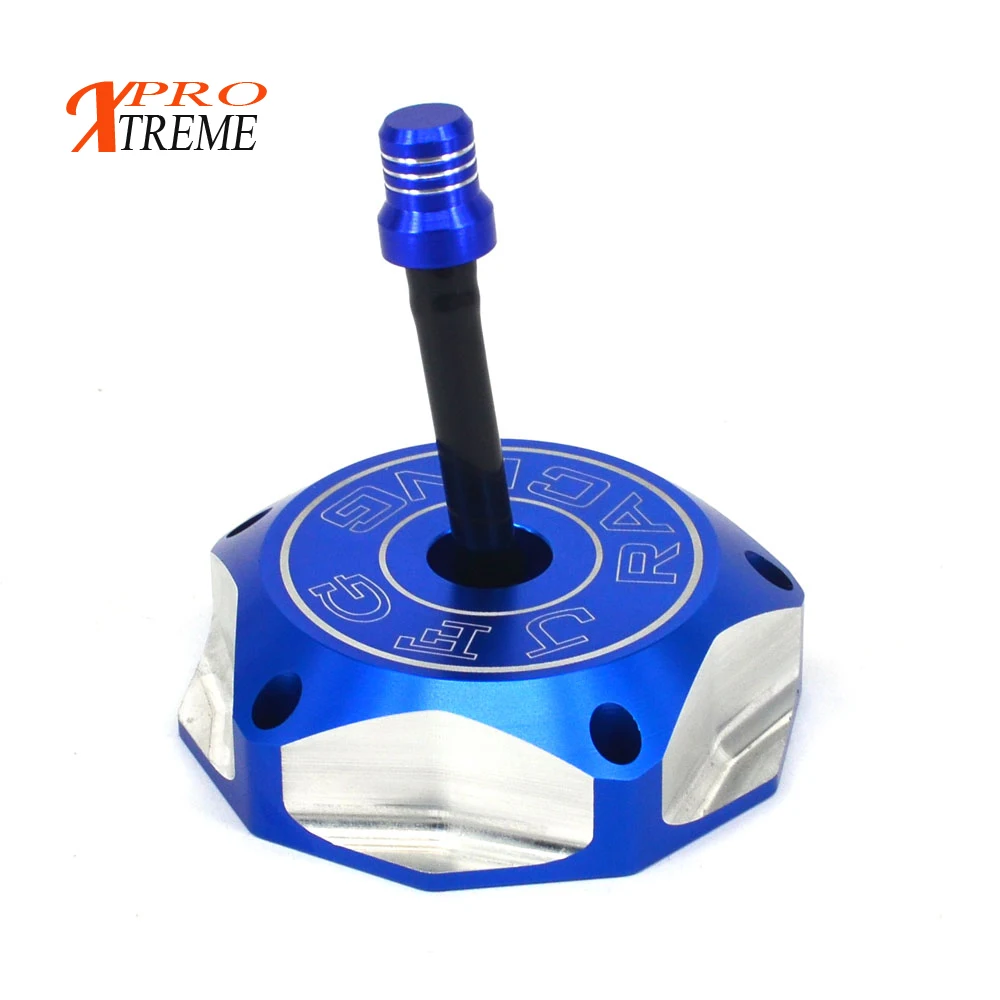 CNC Aluminum Gas Fuel Petrol Tank Cap Cover For KAWASAKI KFX450R KLX450R KX250 KX250F KX450F KX85 KX100 KLX110L KX KLX KFX KXF motorcycle fuel tank cover cap