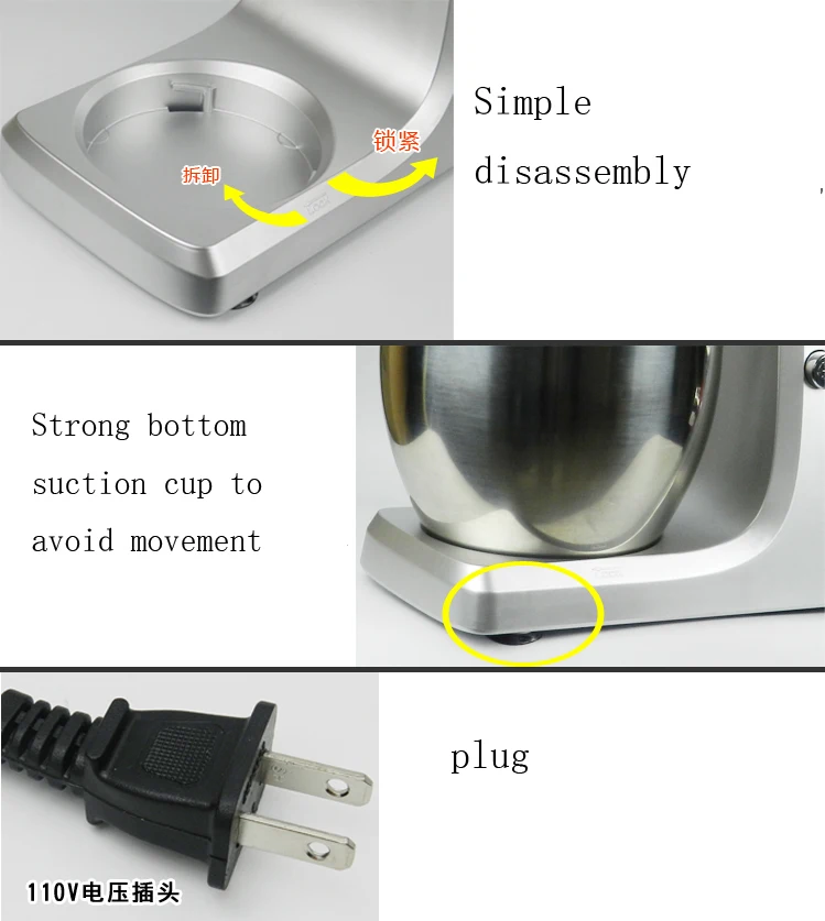 Электрический пищевой миксер настольная подставка смеситель для теста блендер для взбивания яиц выпечки взбивание сливки машина 6