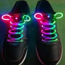 LED Blinklicht Schnürsenkel Glow Schuhe Zubehör Schnürsenkel Für Party Feier Kette Halsketten Armbänder Für Frauen