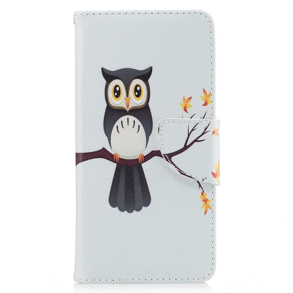 

For Huawei P10 Case Flip Wallet PU Leather Painted Cases For Huawei P10 Cover with Stand Card slot