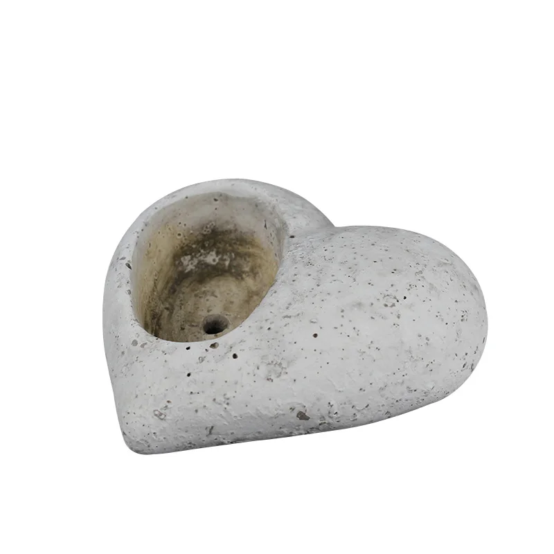 

Heart Silicone Mold for Concrete Candlestick Handmade Cement Ashtray Mould Craft Candle Holder Tool