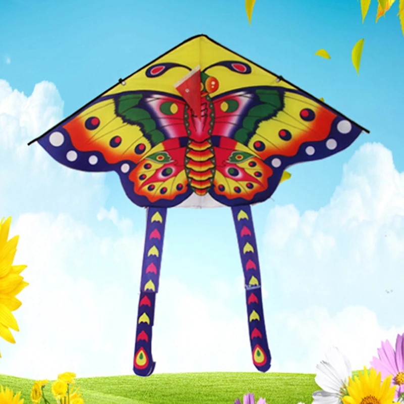 1pcs 90*50CM Colorful Outdoor Sports Butterfly Flying Kite With Winder Board String Children Kids Toy Game | Игрушки и хобби
