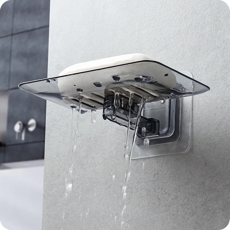 الحمام دش الصابون مربع تخزين طبق لوحة حامل صينية حالة حامل الصابون عالية الجودة تنظيف الحاويات المنظمون