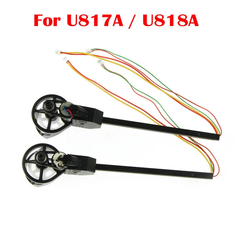 

2pcs Carbon Tube Motor Set for UDI U817A U818A RC Quadcopter Drones Spare Parts Accessories