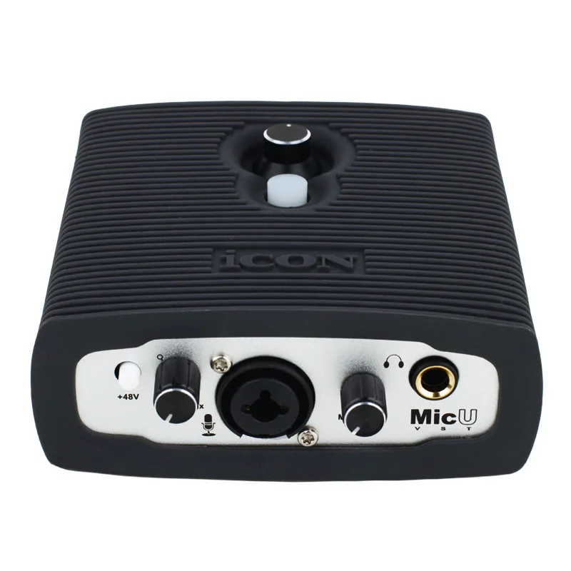 Звуковая карта ICON MicU VST с интерфейсом USB для записи обеспечивает аудиовход и выход