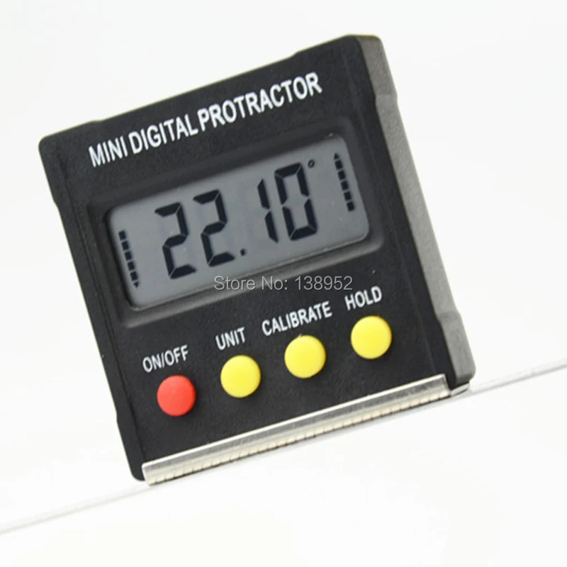 360 Degree Mini Digital Protractor Inclinometer Electronic Level Box Magnetic Base box level magnetic level