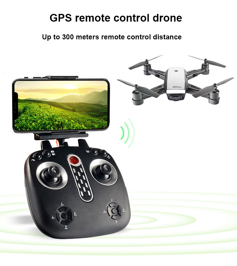 LH-X28 UAV Aerial Photography Foldable RC Drone Helicopter With Wifi 2MP Camera Or With GPS Wifi Camera Real-time Children Toy (14)