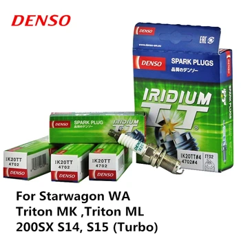 

DENSO Car Spark Plug For Starwagon WA Triton MK Triton ML 200SX S14, S15 (Turbo) Iridium Platinum IK20TT