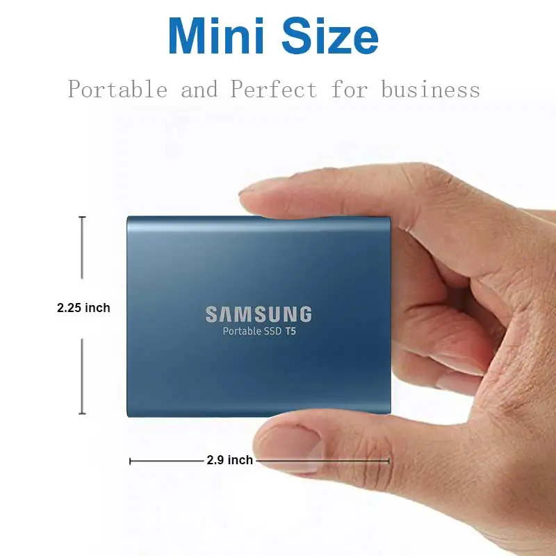 Samsung ssd t5 250g usb 3.0 typ-c festplatte HD Tragbare usb 3.1 Externe Solid State Drives für not