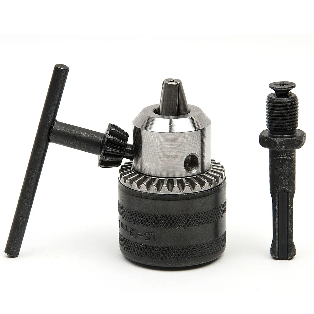 Hakkin Electric Hammer Drill Chucks Cap 1.5 13 mm Drill Chuck Round