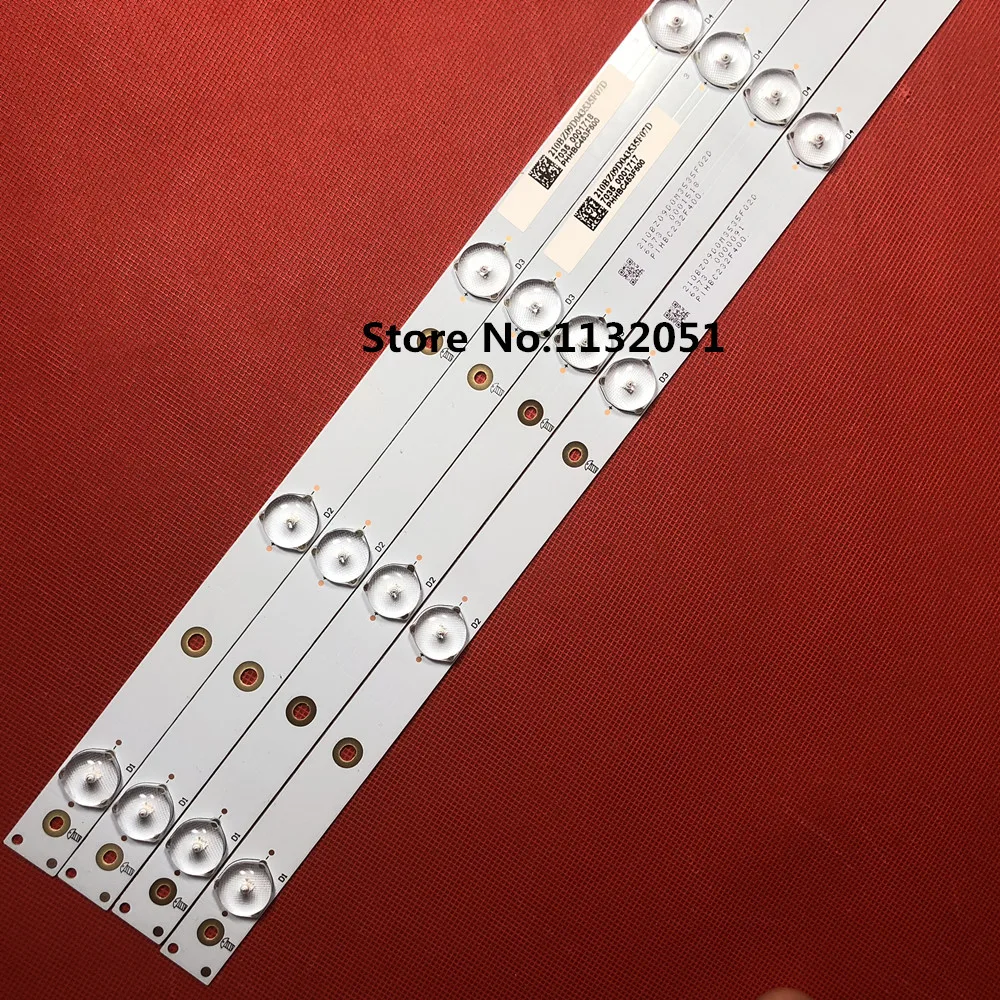 

(New Kit) 4 PCS 9LEDs 798mm LED backlight strip for Sony TV KDL-40R380D 40PFL3240 GJ-DLEDII P5-400-D409-V7 TPT400LA-J6PE1