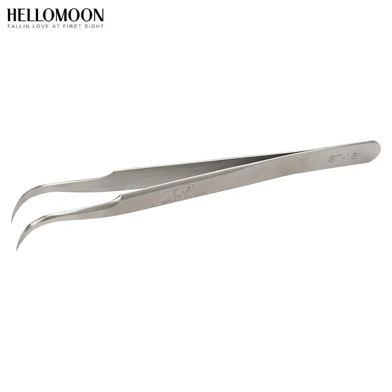 eyelash extension Curved Tweezers, eye lash salon Stainless Steel