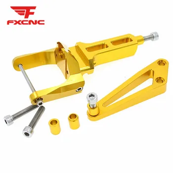 

CNC Finished Aluminum Motorcycles Stabilize Steering Damper Bracket Mount Holder Support For Honda CB1300 2003 - 2011 2004 2005