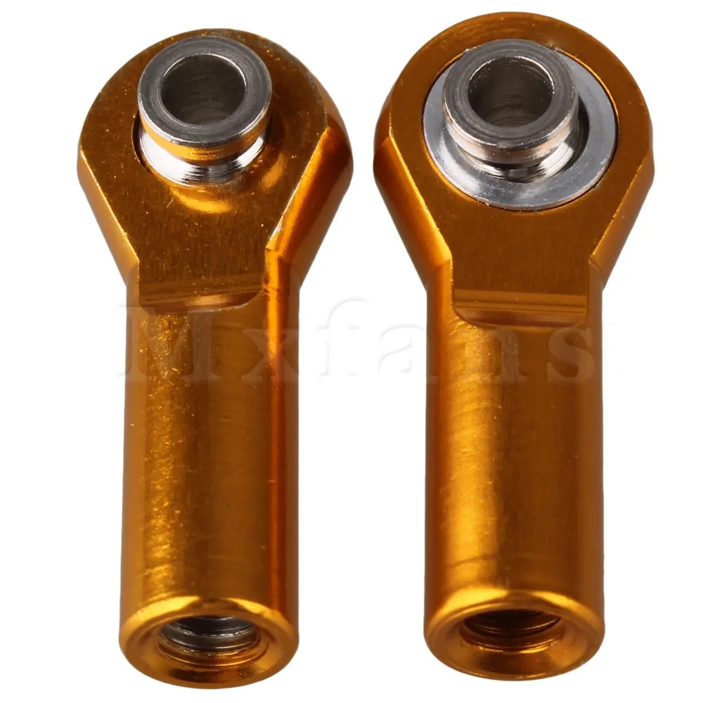 Mxfans 2 x 6mm-6mm Rigid Coupling Blue Aluminum Shaft Coupling Coupler Motor Hardware