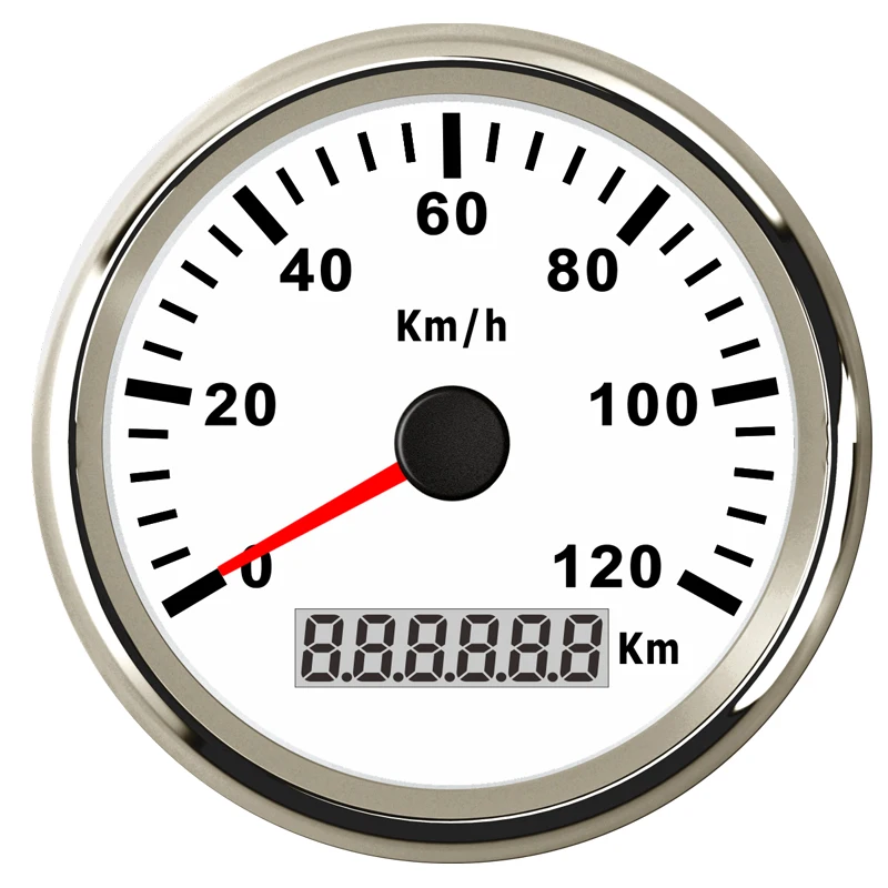 85 мм лодочный GPS Спидометр 120 км/ч 200 цифровой одометр 12 В 24 для грузовика лодки