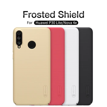 

Huawei P30 Lite case Huawei P30 Lite cover NILLKIN Super Frosted Shield hard back cover case gift phone holder