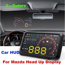 Auto 5.5″ HUD Head Up Display Windscreen Projector OBD II Car Data Diagnosis CX 5 7 9 RX MPV MX