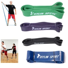 Set of 4 Natural latex 41″Resistance Bands Power Lifting Pull Up Strengthen Muscles Loop Fitness Crossfit