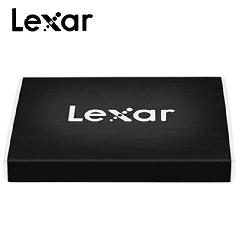 Lexar 500G 1T Профессиональный SL100 Pro Портативный SSD высокая скорость 950 МБ/с./с чтение 900 МБ/с./с запись 500 ГБ 1 ТБ светодиодный светильник 256 бит AES черный